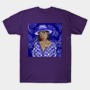 the caribbean muse in talavera pattern fashionable style T-Shirt